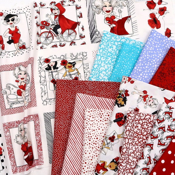 輸入生地 生地 赤 スニーカー Loralie Designs ローラライデザインズ